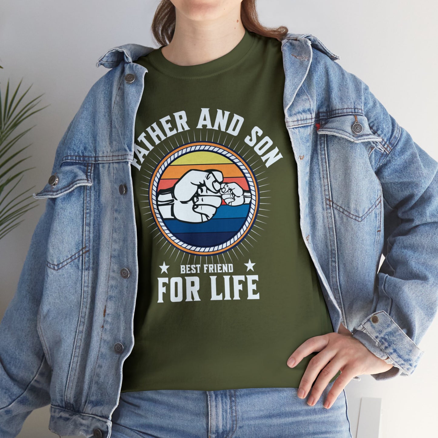 T-Shirt - Father and Son | Classic Fit | 100% Cotton | Heavy Cotton