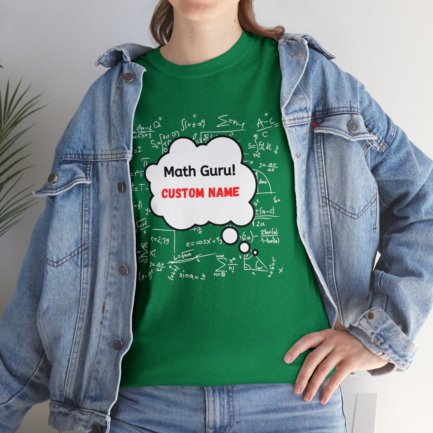 T-Shirt (CUSTOM) - Math Guru | Classic Fit | 100% Cotton | Heavy Cotton
