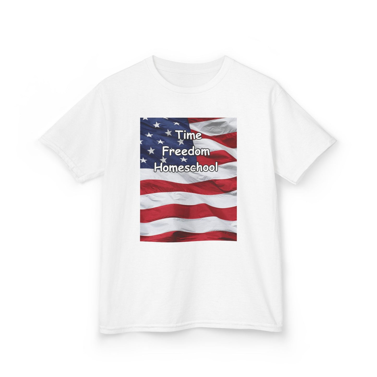 Kids Heavy Cotton™ Tee Time Freedom Homeschool