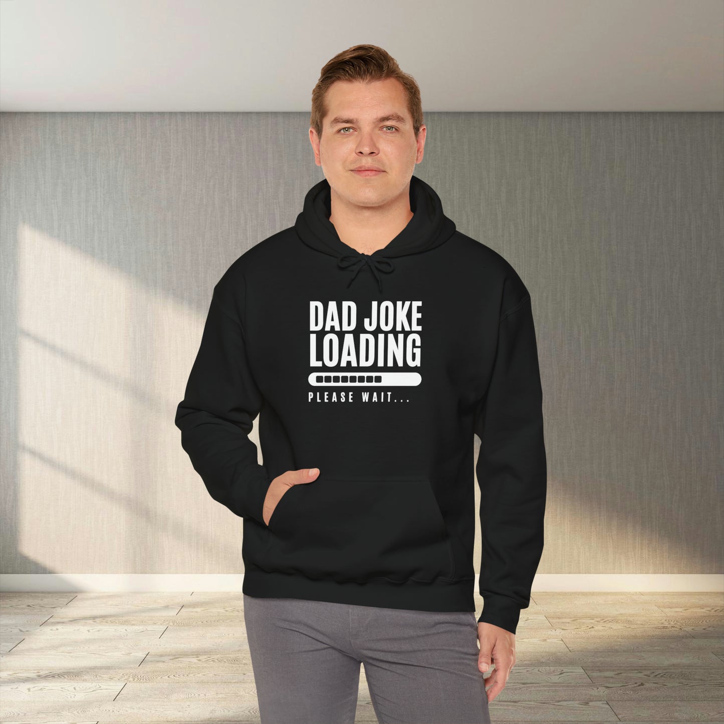 Sweater - Dad Joke Loading | Hooded Sweater | Classic Fit