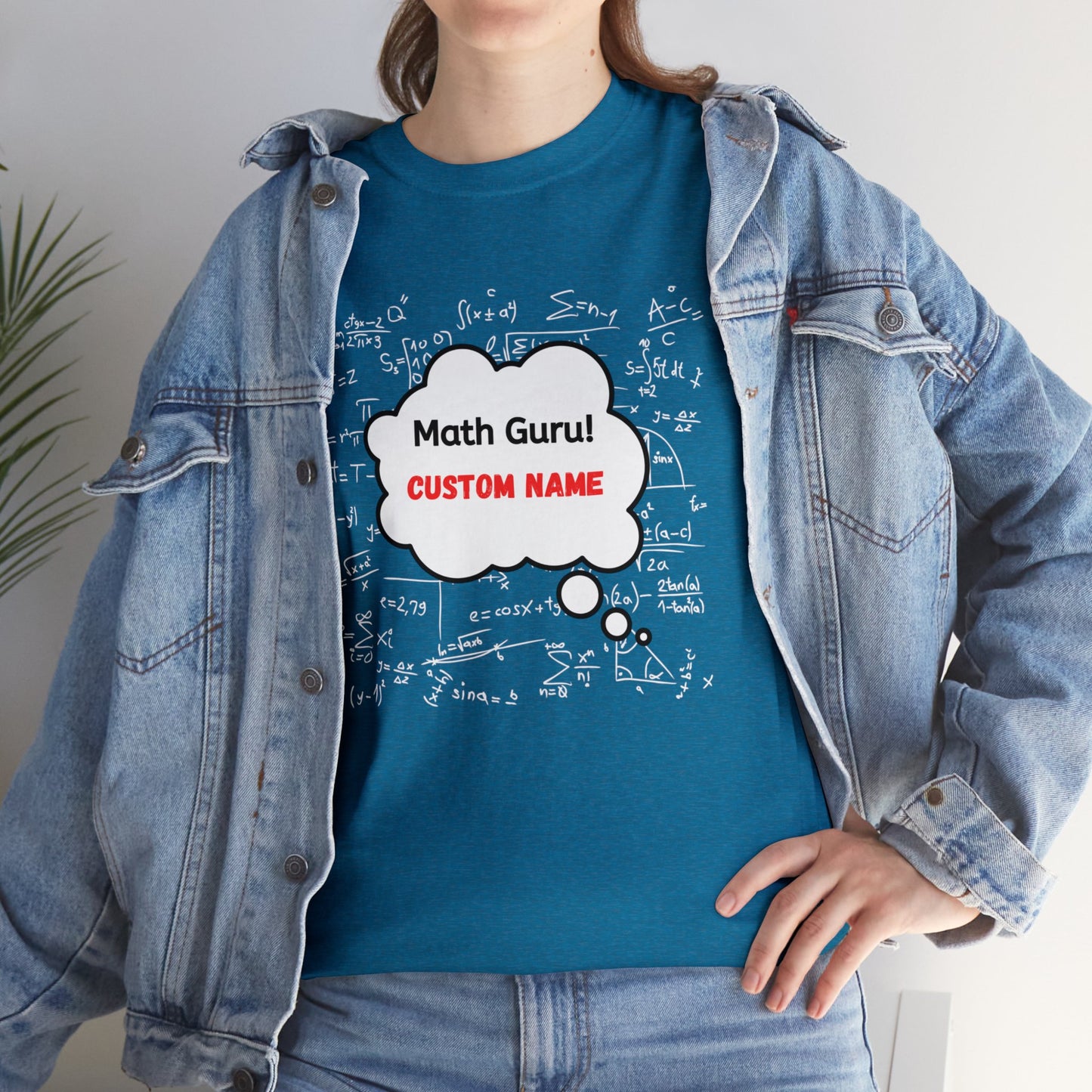 T-Shirt (CUSTOM) - Math Guru | Classic Fit | 100% Cotton | Heavy Cotton