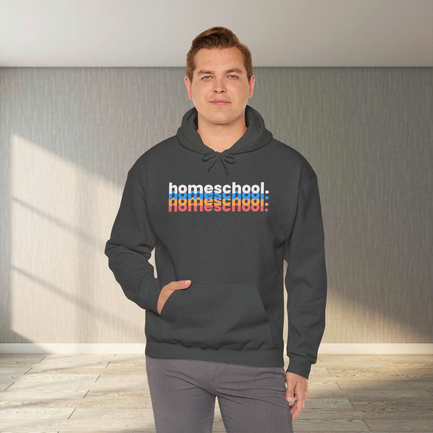 Sweater - Homeschool Blur | Hooded Sweater | Classic Fit