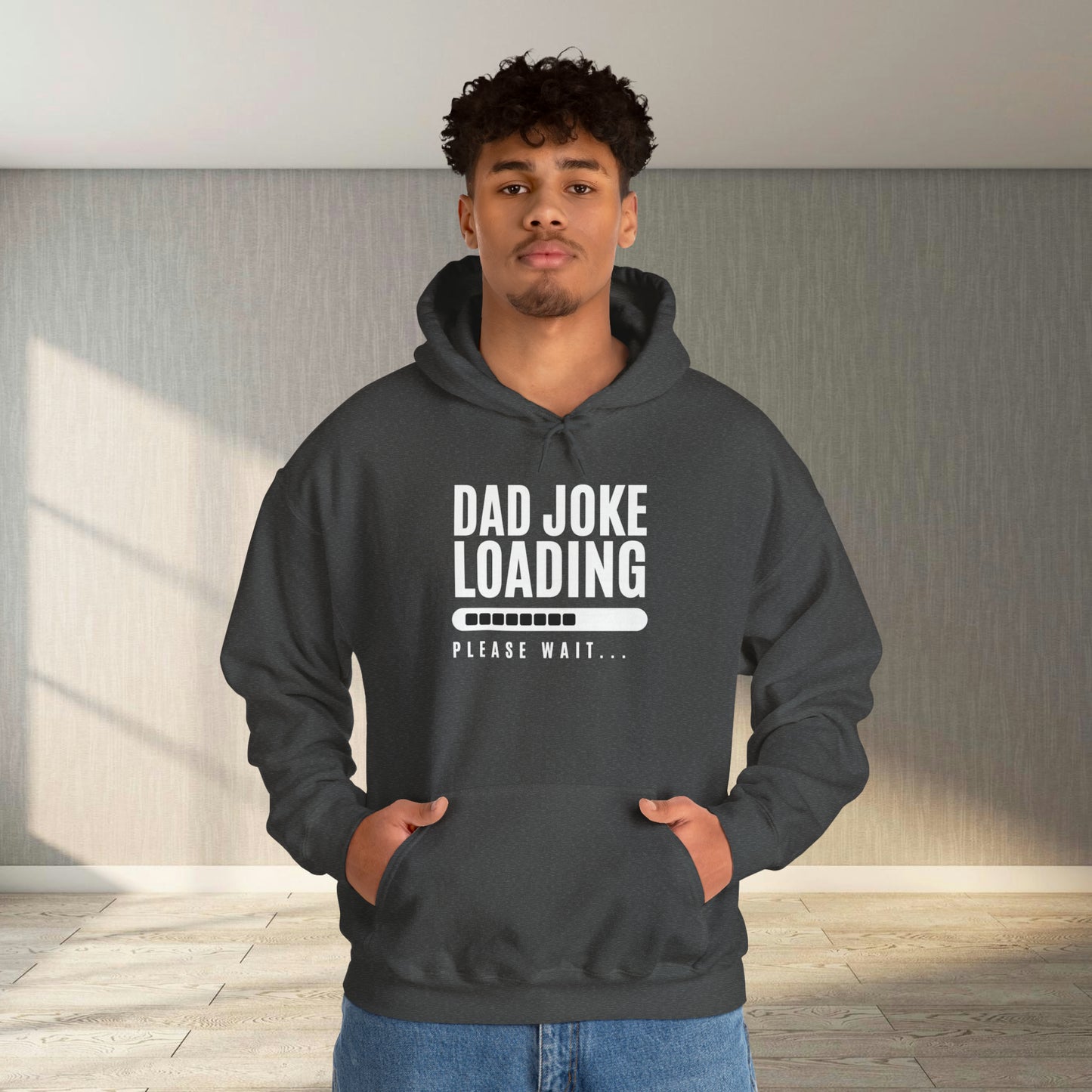 Sweater - Dad Joke Loading | Hooded Sweater | Classic Fit