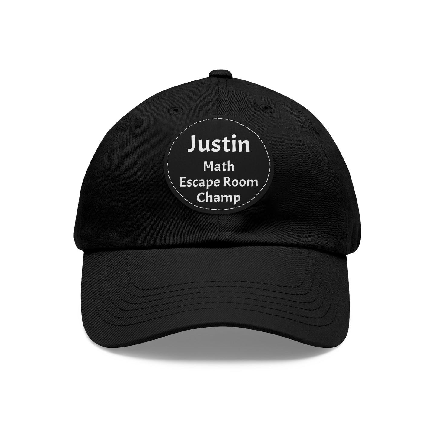 Hat (CUSTOM) - Baseball Hat | 100% Cotton | Patch 100% Leather | Pre-Curved Bill