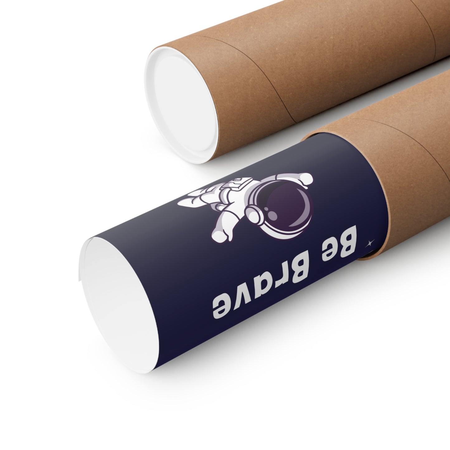 Poster (CUSTOM) - Be Brave | Astronomy And Science | Premium Matte Poster