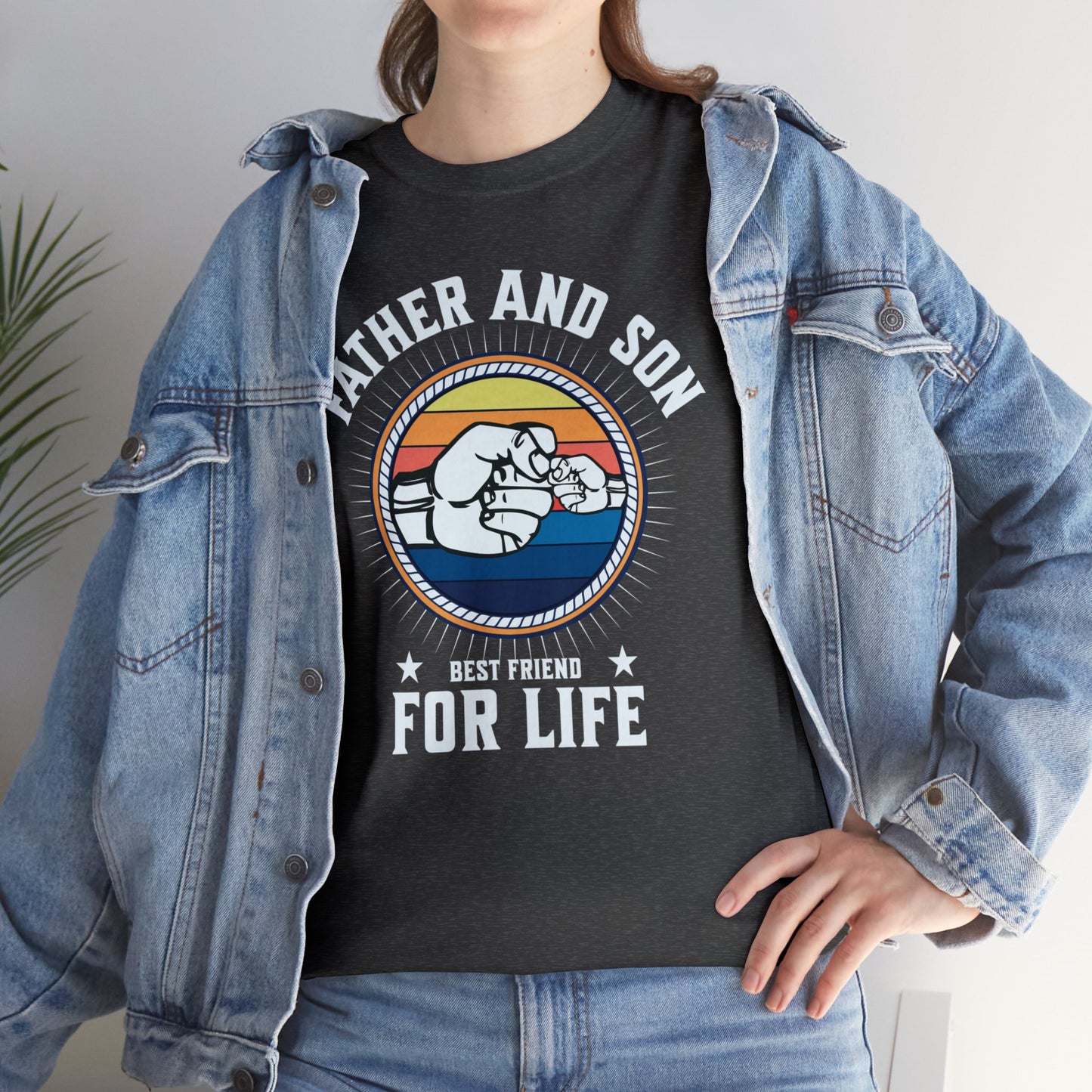 T-Shirt - Father and Son | Classic Fit | 100% Cotton | Heavy Cotton