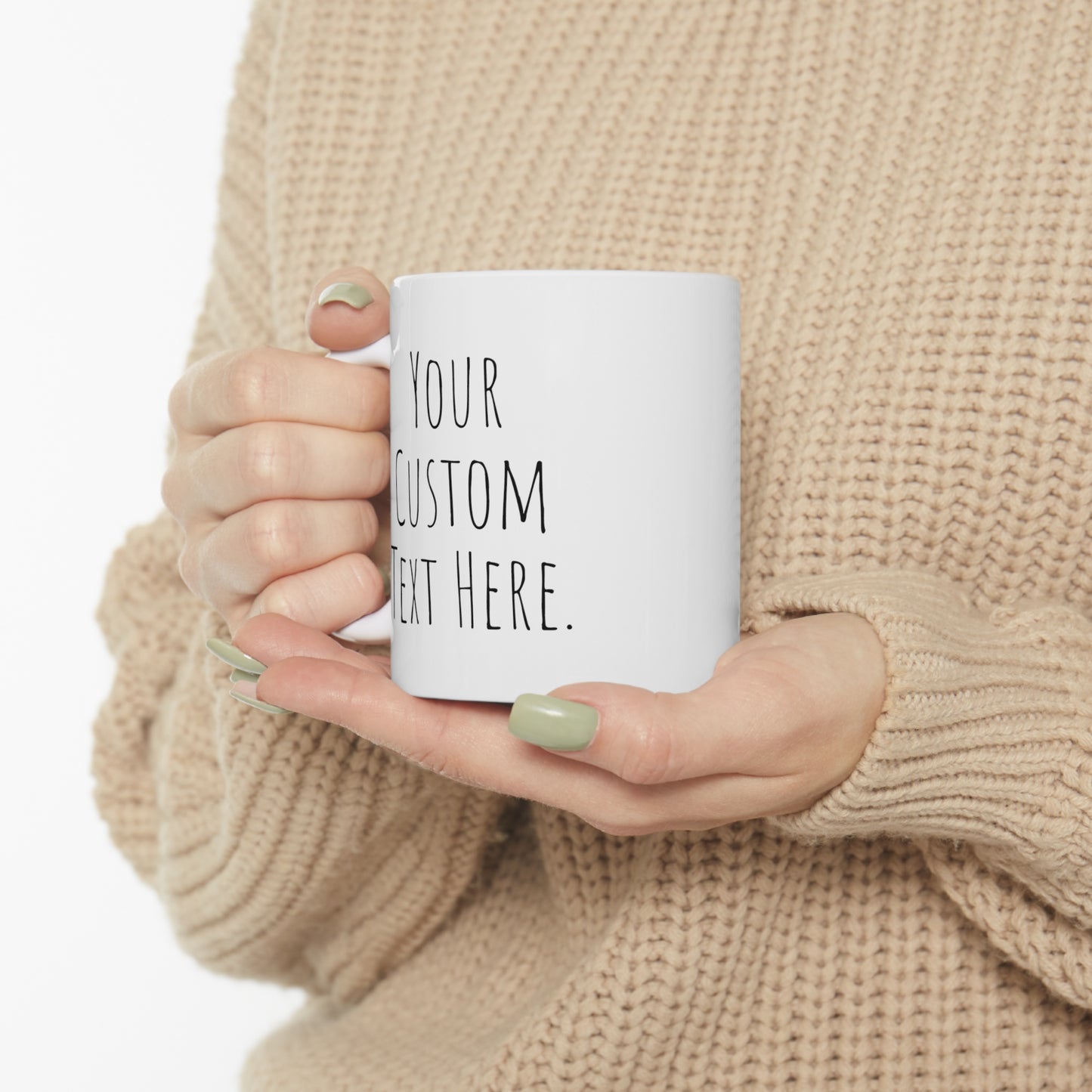 Coffee Mug (CUSTOM) | White | Ceramic 11oz | Microwave and Dishwasher Safe