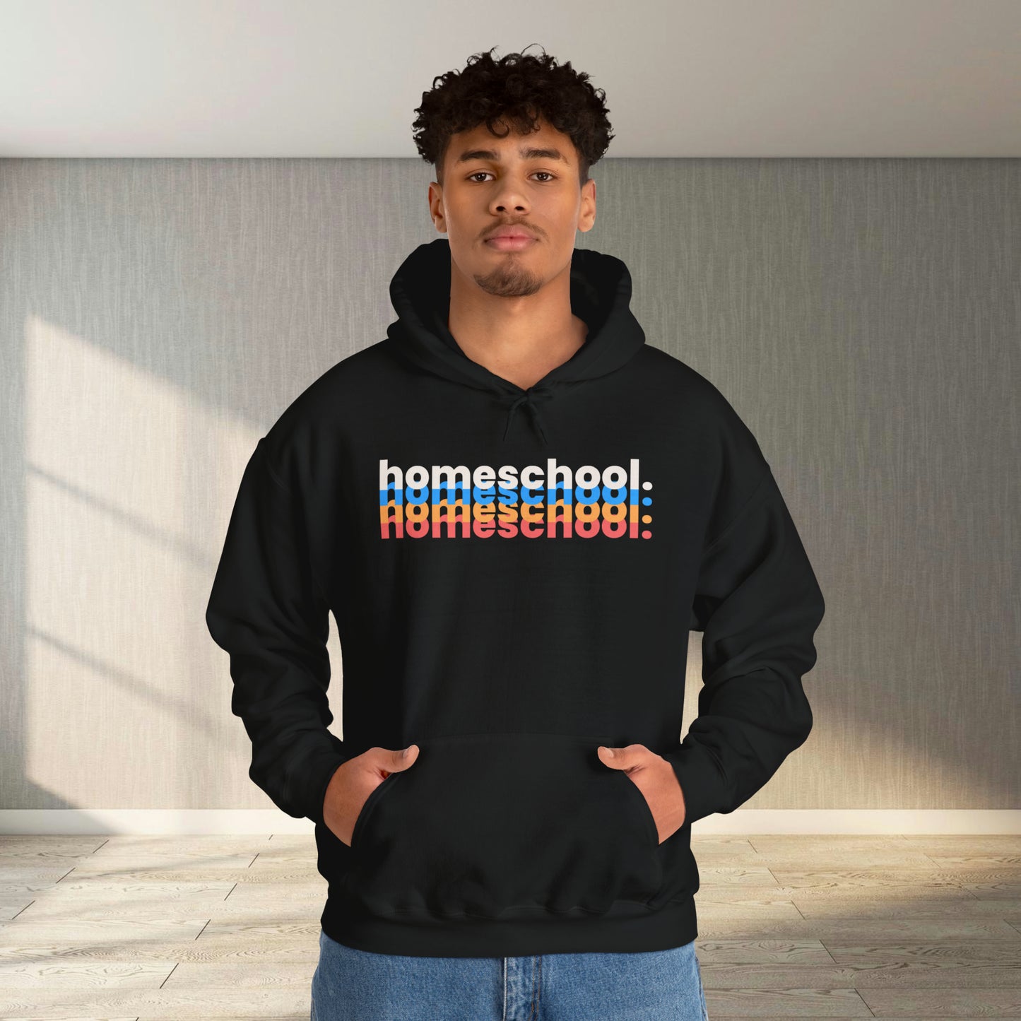 Sweater - Homeschool Blur | Hooded Sweater | Classic Fit