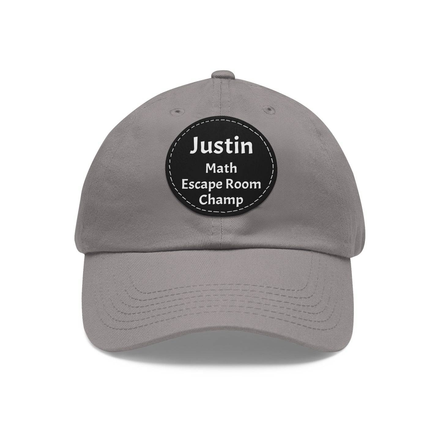 Hat (CUSTOM) - Baseball Hat | 100% Cotton | Patch 100% Leather | Pre-Curved Bill