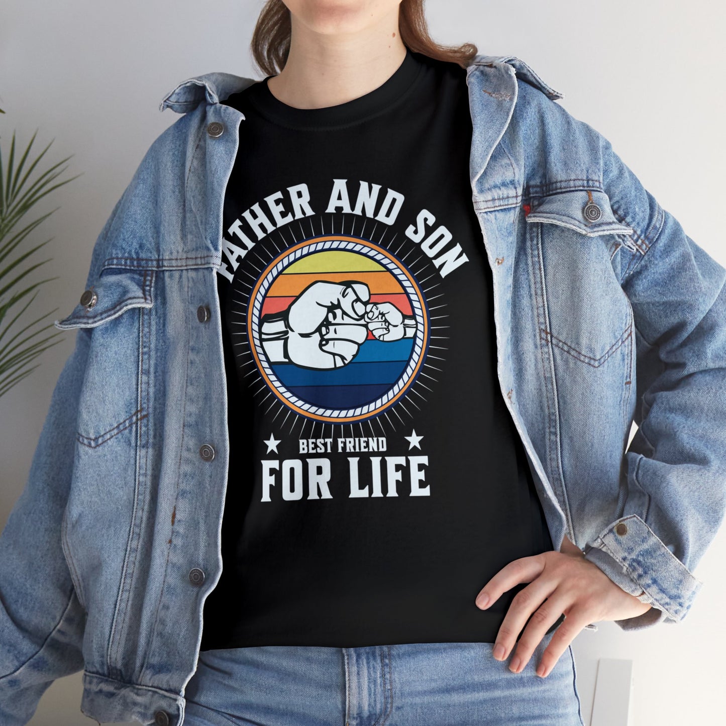 T-Shirt - Father and Son | Classic Fit | 100% Cotton | Heavy Cotton