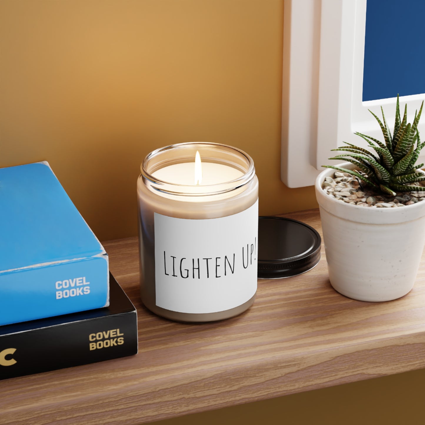 Scented Candle - Lighten Up! | Cinnamon Stick Scent | 9oz