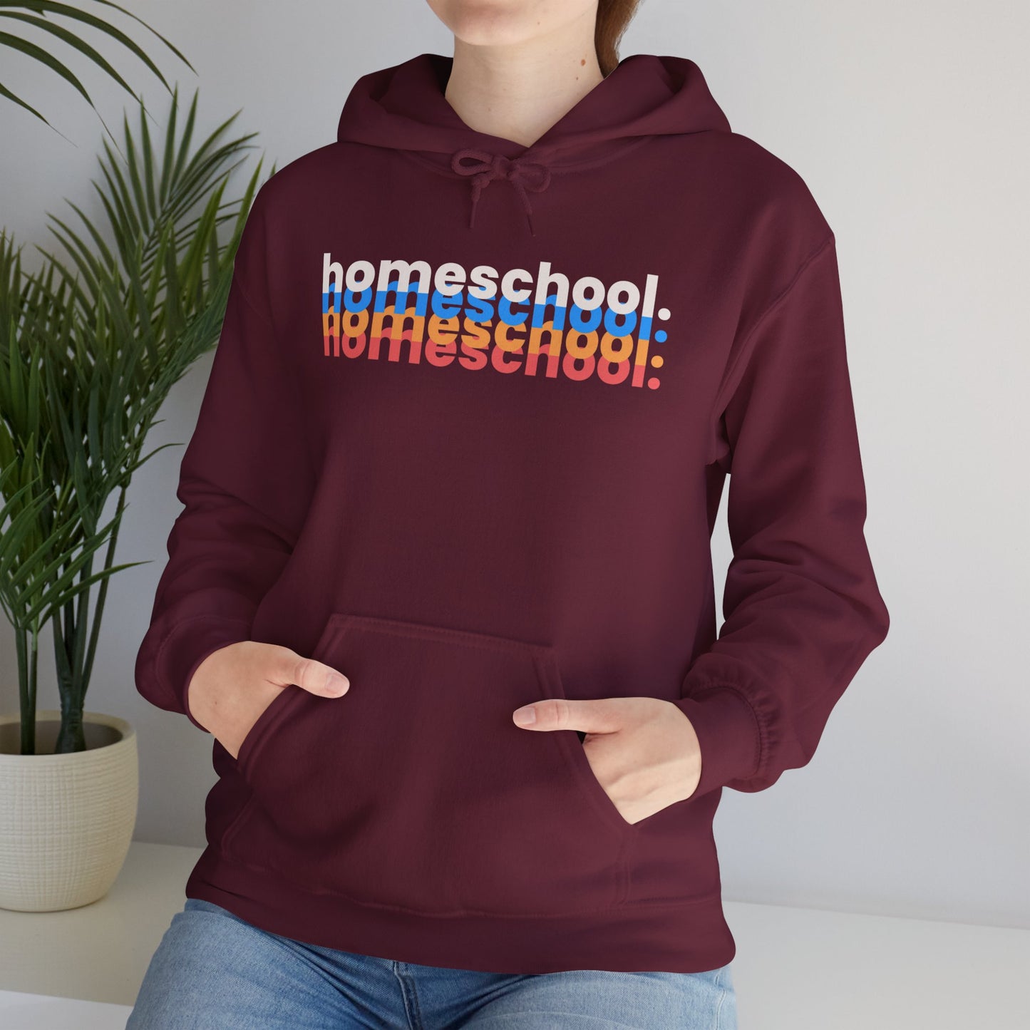 Sweater - Homeschool Blur | Hooded Sweater | Classic Fit