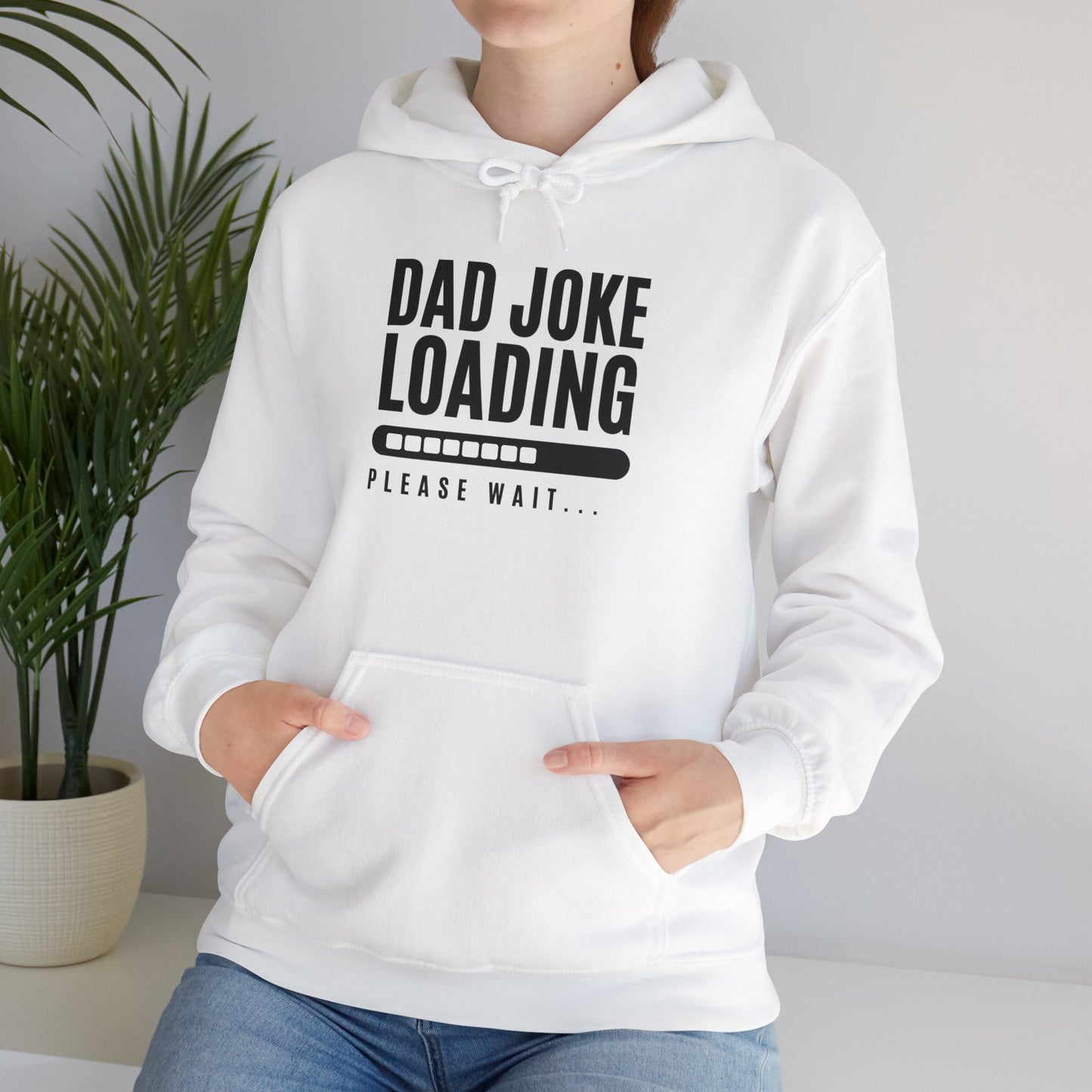 Sweater - Dad Joke Loading | Hooded Sweater | Classic Fit