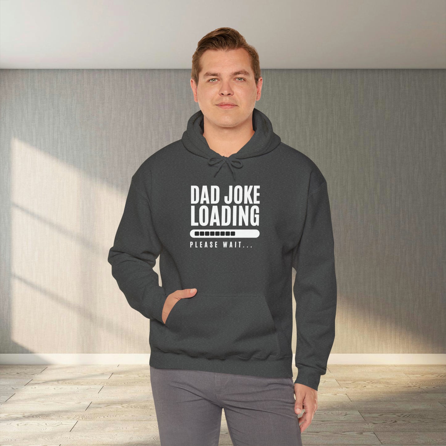 Sweater - Dad Joke Loading | Hooded Sweater | Classic Fit