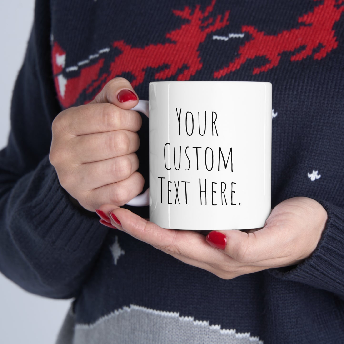 Coffee Mug (CUSTOM) | White | Ceramic 11oz | Microwave and Dishwasher Safe