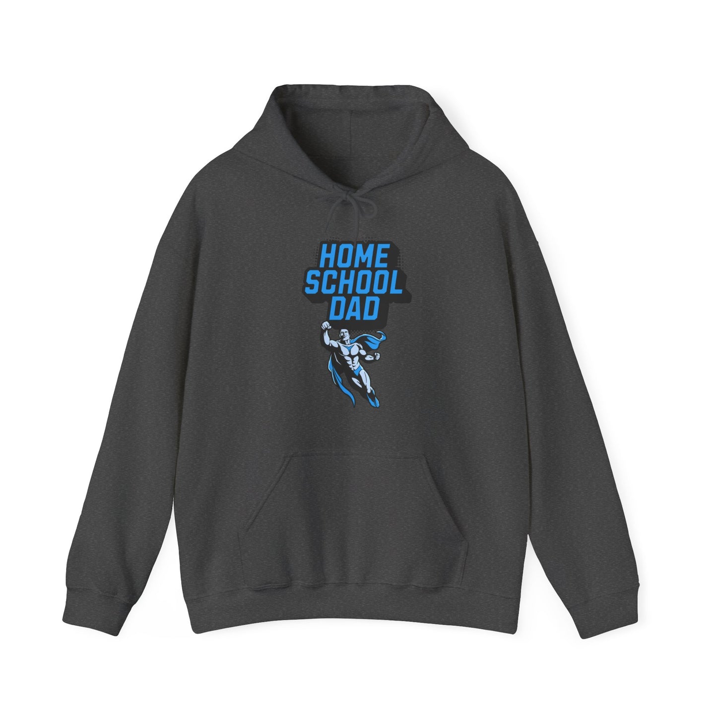Sweater - Home School Super Dad | Hooded Sweater | Classic Fit