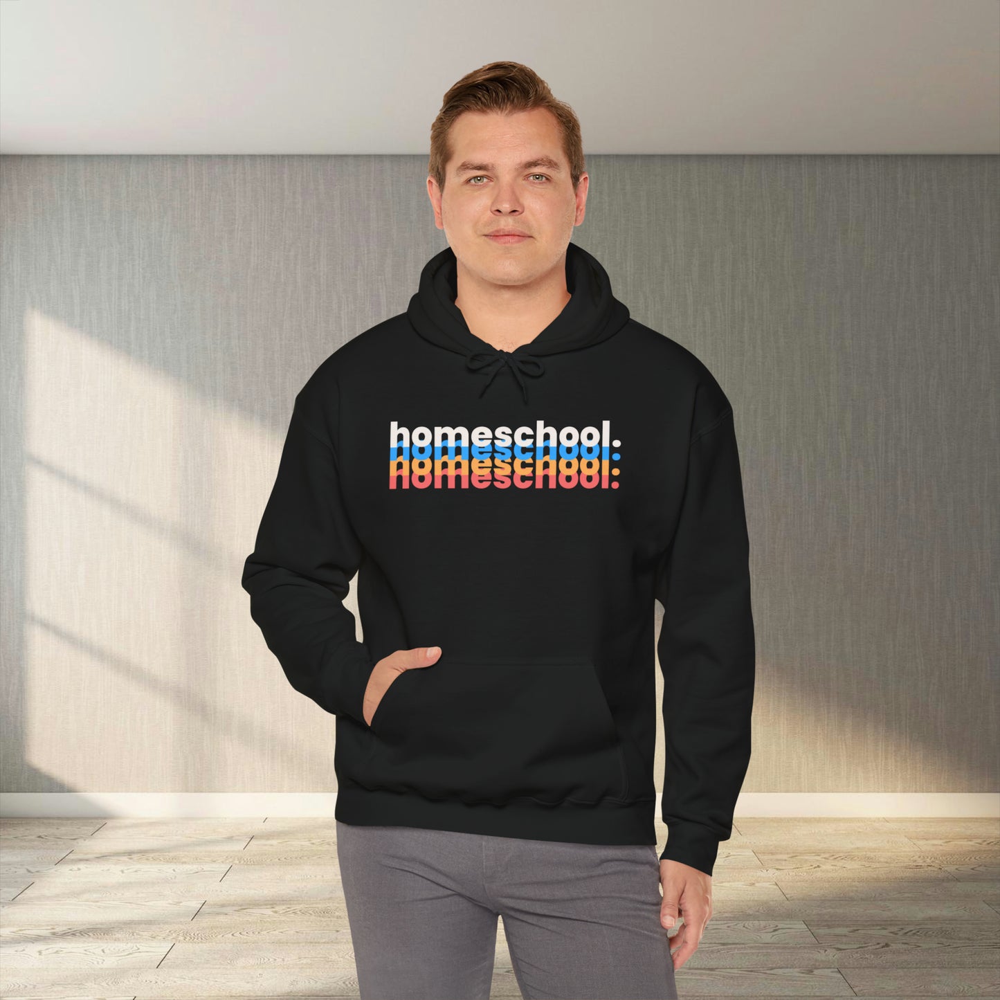 Sweater - Homeschool Blur | Hooded Sweater | Classic Fit