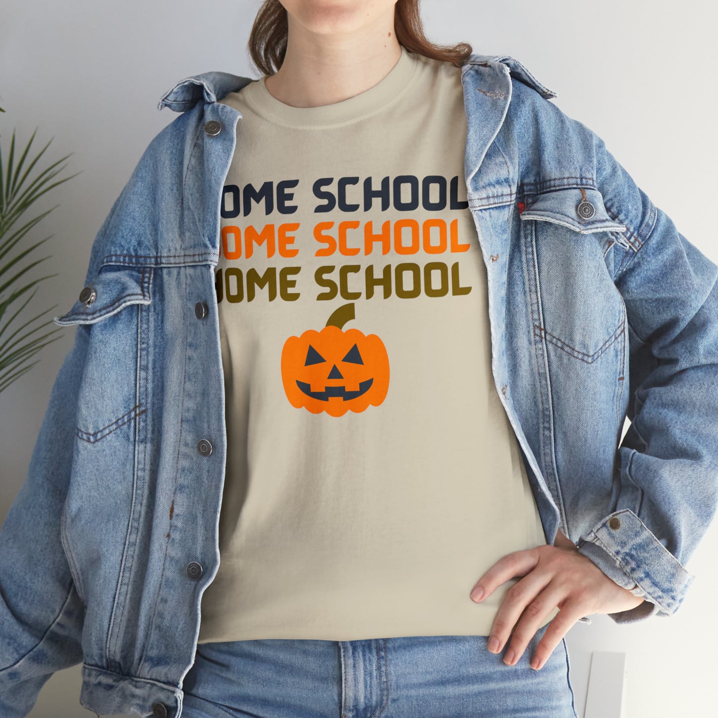 T-Shirt - Home School Halloween | Classic Fit | 100% Cotton | Heavy Cotton