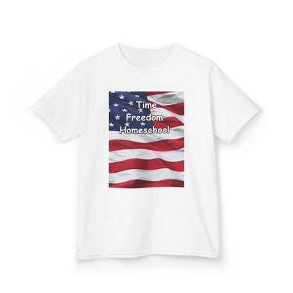 Kids Heavy Cotton™ Tee Time Freedom Homeschool