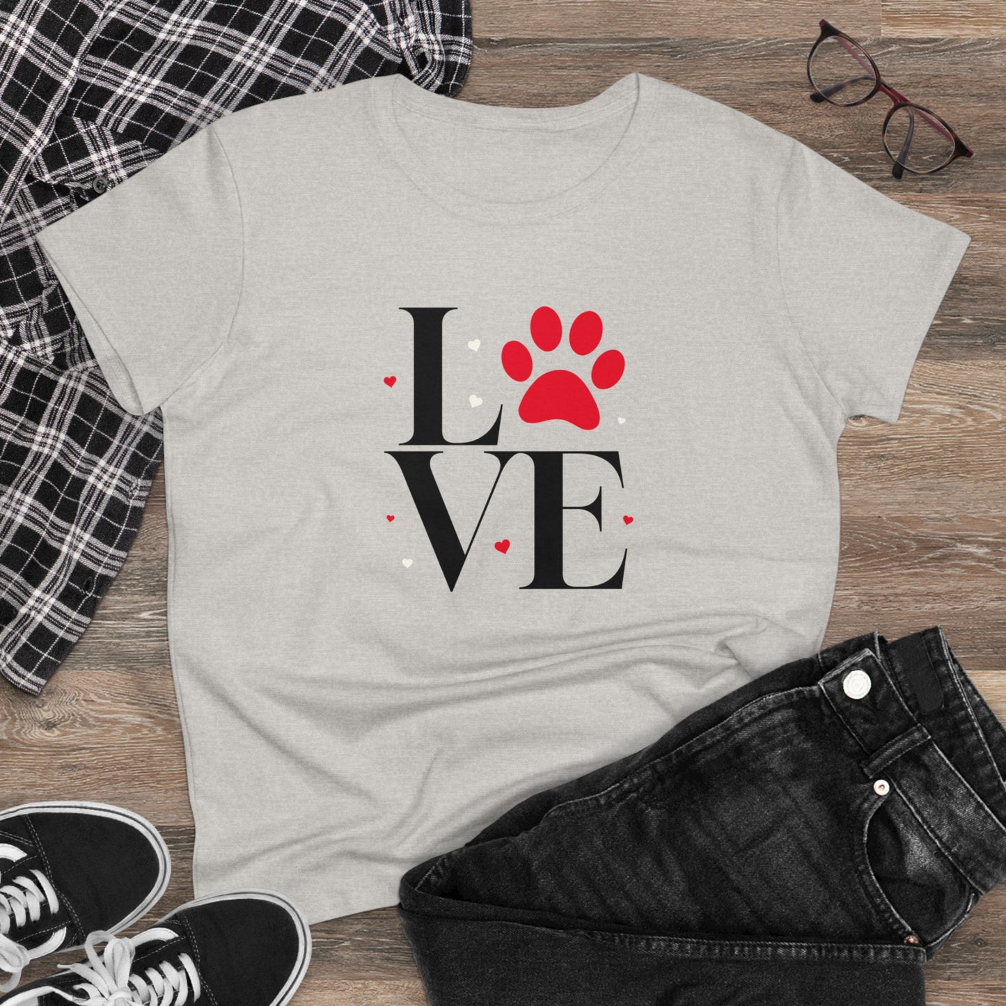 T-Shirt (Womens) - Pet Love | Semi Fitted | 100% Cotton | Funny, Witty, Sarcastic