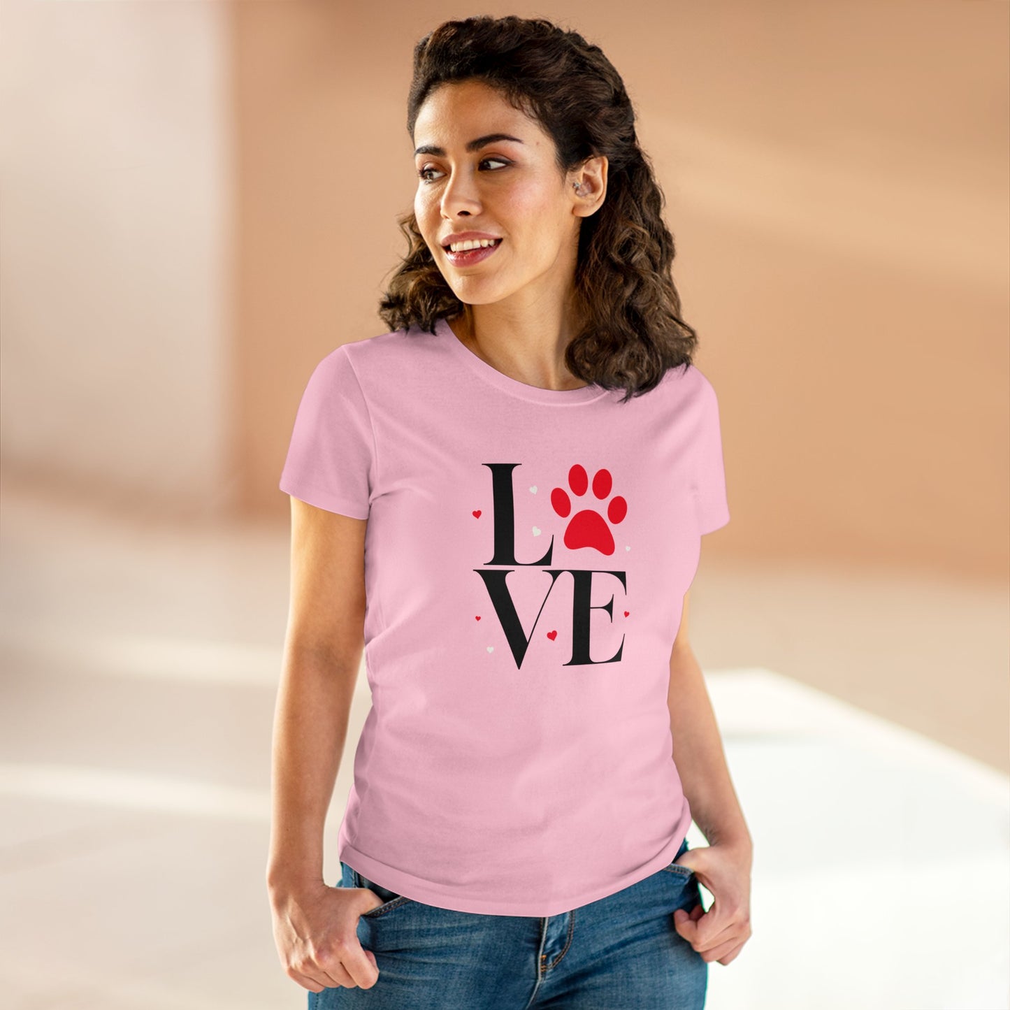 T-Shirt (Womens) - Pet Love | Semi Fitted | 100% Cotton | Funny, Witty, Sarcastic