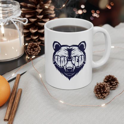 Coffee Mug - Mama Bear | White | Ceramic 11oz | Microwave and Dishwasher Safe