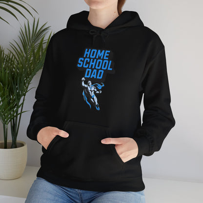 Sweater - Home School Super Dad | Hooded Sweater | Classic Fit