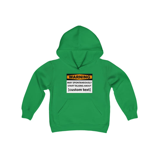 Sweater (Kids, CUSTOM) - Warning Logo | Hooded Sweater | Regular Fit