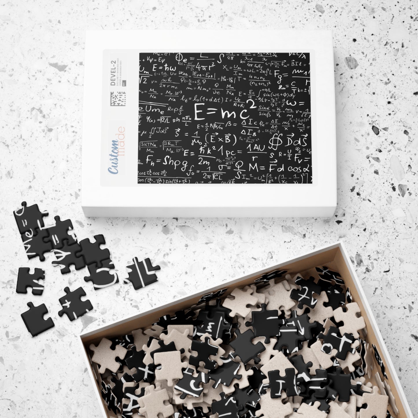 Jigsaw Puzzle - E=mc2 | Math And Science Equations | Engineering | Wall Decor