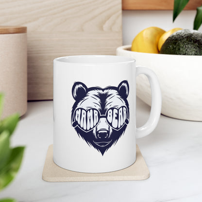 Coffee Mug - Mama Bear | White | Ceramic 11oz | Microwave and Dishwasher Safe