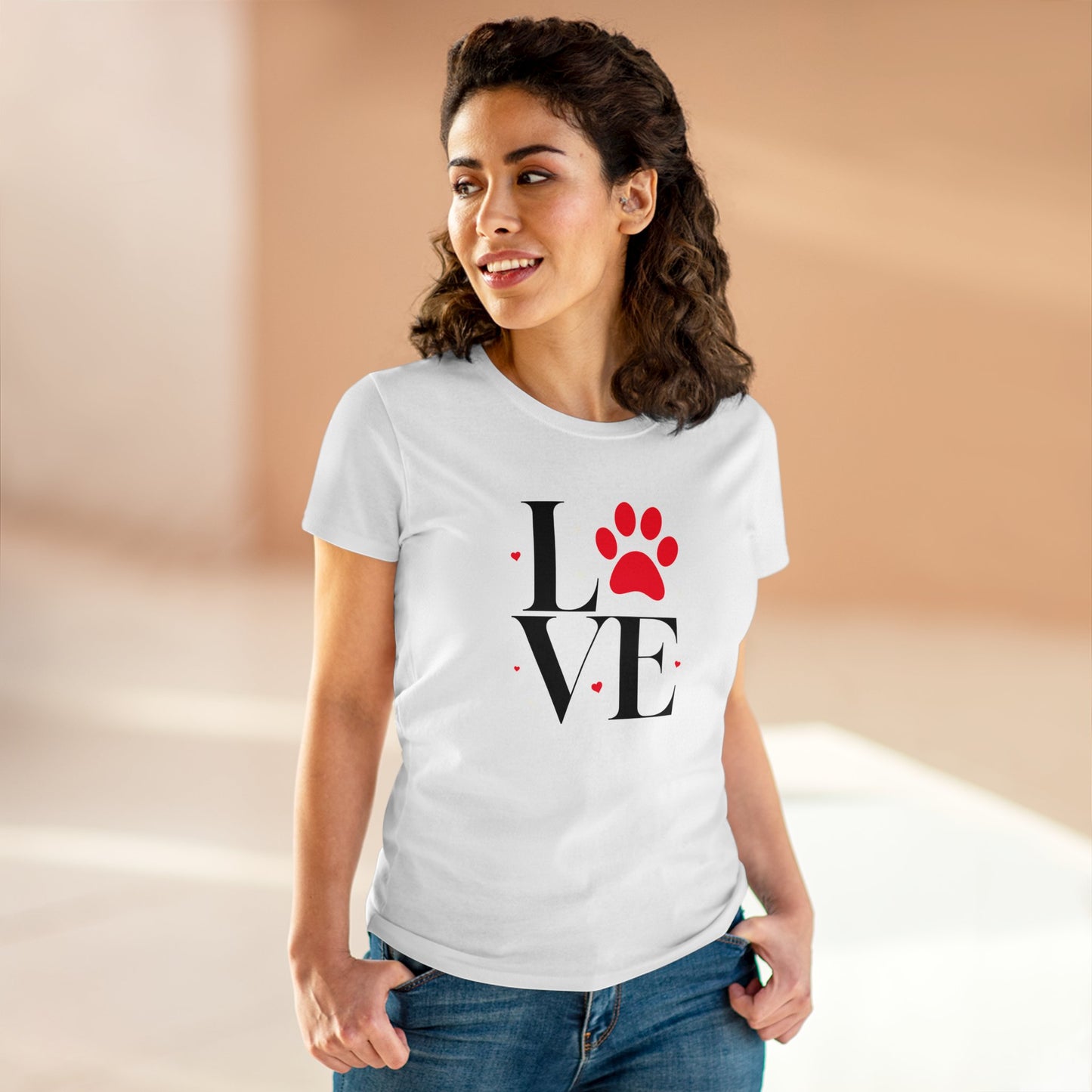 T-Shirt (Womens) - Pet Love | Semi Fitted | 100% Cotton | Funny, Witty, Sarcastic