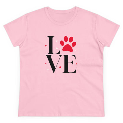 T-Shirt (Womens) - Pet Love | Semi Fitted | 100% Cotton | Funny, Witty, Sarcastic