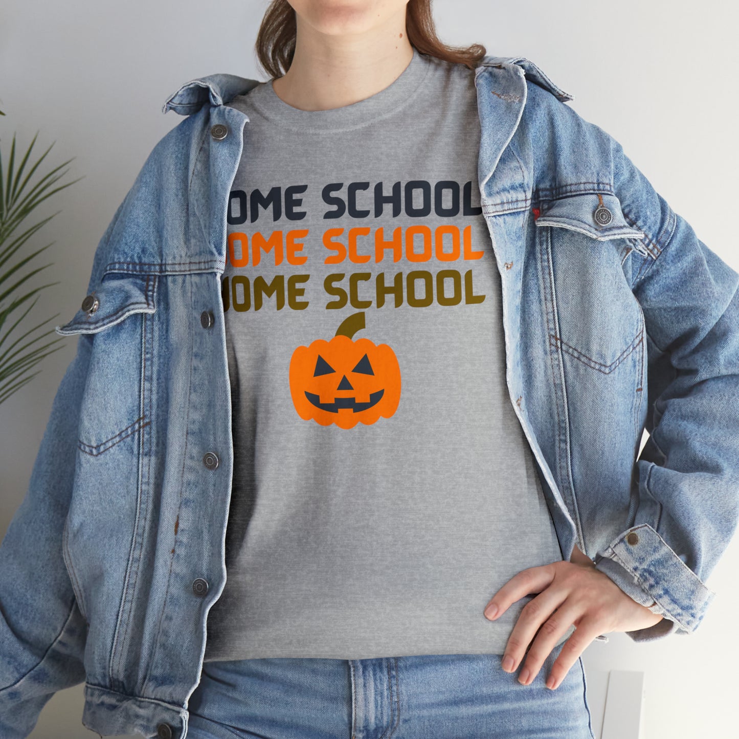 T-Shirt - Home School Halloween | Classic Fit | 100% Cotton | Heavy Cotton