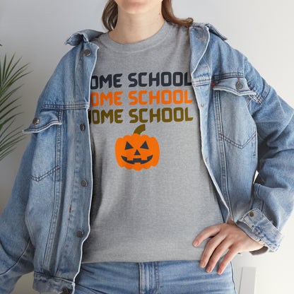 T-Shirt - Home School Halloween | Classic Fit | 100% Cotton | Heavy Cotton