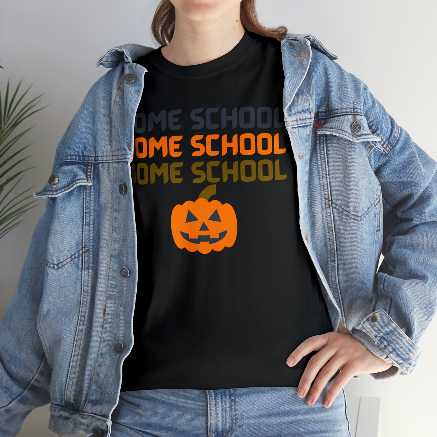 T-Shirt - Home School Halloween | Classic Fit | 100% Cotton | Heavy Cotton