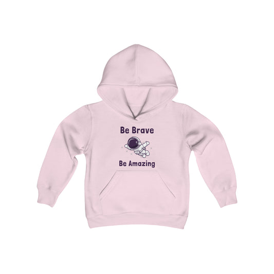 Sweater (Kids) - Be Brave, Be Amazing | Hooded Sweater | Regular Fit