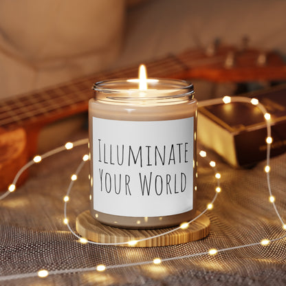 Scented Candle - Illuminate Your World | Cinnamon Stick Scent | 9oz